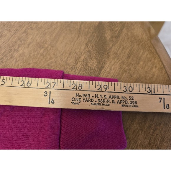 Vtg Fruit Of The Loom Casual Wear Made In USA NOS With Tag Ladies XL Burgundy - Picture 8 of 16